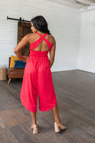 Good Idea Jumpsuit in Red-[option4]-[option5]-[option6]-[option7]-[option8]-Womens-Clothing-Shop