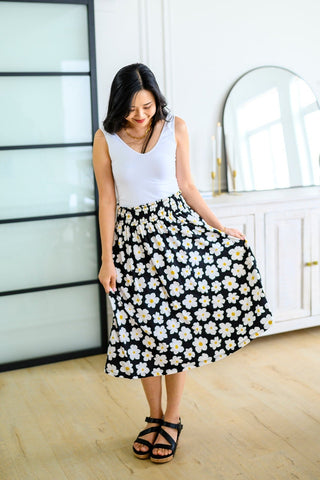 Hey Daisy Midi Skirt-[option4]-[option5]-[option6]-[option7]-[option8]-Womens-Clothing-Shop