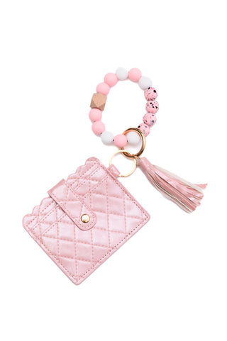 Hold Onto You Wristlet Wallet in Pink-OS-[option4]-[option5]-[option6]-[option7]-[option8]-Womens-Clothing-Shop