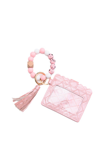 Hold Onto You Wristlet Wallet in Pink-OS-[option4]-[option5]-[option6]-[option7]-[option8]-Womens-Clothing-Shop