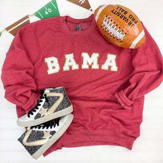 PREORDER: Game Day Patch Sweatshirt-[option4]-[option5]-[option6]-[option7]-[option8]-Womens-Clothing-Shop