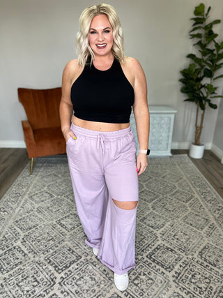 Weekend Hero Wide Leg Sweats in Dusty Lavender-[option4]-[option5]-[option6]-[option7]-[option8]-Womens-Clothing-Shop