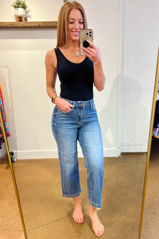 Betty High Rise Vintage Wash Wide Leg Crop Jeans-[option4]-[option5]-[option6]-[option7]-[option8]-Womens-Clothing-Shop