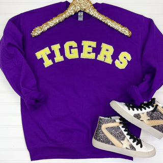 PREORDER: Game Day Patch Sweatshirt-[option4]-[option5]-[option6]-[option7]-[option8]-Womens-Clothing-Shop