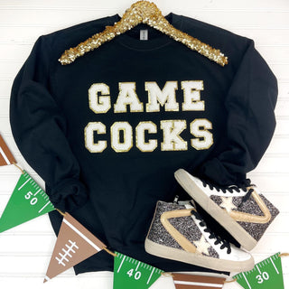 PREORDER: Game Day Patch Sweatshirt-[option4]-[option5]-[option6]-[option7]-[option8]-Womens-Clothing-Shop