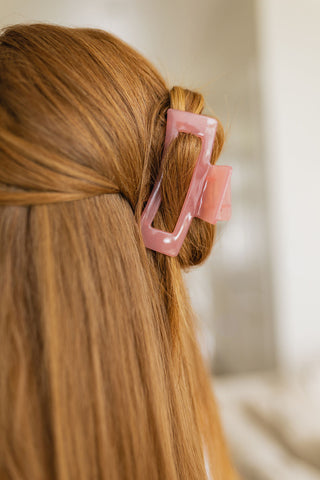 Jelly Rectangle Claw Clip in Watermelon-OS-[option4]-[option5]-[option6]-[option7]-[option8]-Womens-Clothing-Shop