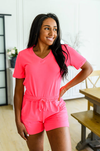 PREORDER: Solid Short Sleeve Pajama Set in Assorted Colors-[option4]-[option5]-[option6]-[option7]-[option8]-Womens-Clothing-Shop