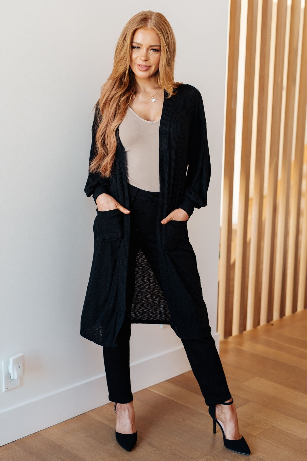 Perfectly Resolved Duster Cardigan