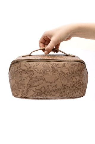 Life In Luxury Large Capacity Cosmetic Bag in Cream-OS-[option4]-[option5]-[option6]-[option7]-[option8]-Womens-Clothing-Shop