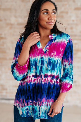 Little Lovely Blouse in Tie Dye-[option4]-[option5]-[option6]-[option7]-[option8]-Womens-Clothing-Shop