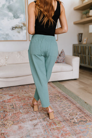 Love Me Dearly High Waisted Pants in Jade-[option4]-[option5]-[option6]-[option7]-[option8]-Womens-Clothing-Shop