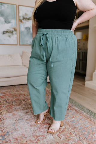 Love Me Dearly High Waisted Pants in Jade-[option4]-[option5]-[option6]-[option7]-[option8]-Womens-Clothing-Shop