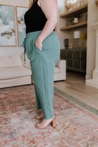 Love Me Dearly High Waisted Pants in Jade-[option4]-[option5]-[option6]-[option7]-[option8]-Womens-Clothing-Shop