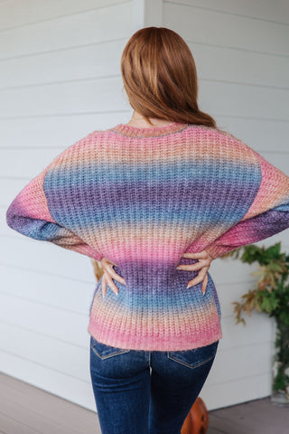 Make Your Own Kind of Music Rainbow Sweater-[option4]-[option5]-[option6]-[option7]-[option8]-Womens-Clothing-Shop