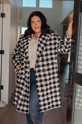 Monochromatic Moment Plaid Coat-[option4]-[option5]-[option6]-[option7]-[option8]-Womens-Clothing-Shop