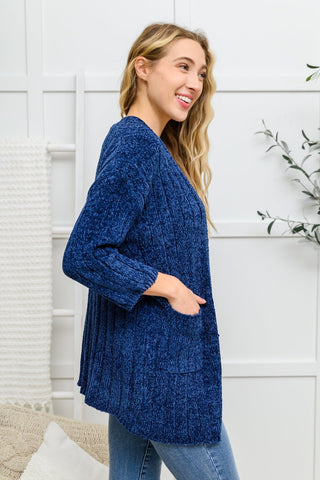 Mountain Mornings Cardigan In Navy-[option4]-[option5]-[option6]-[option7]-[option8]-Womens-Clothing-Shop