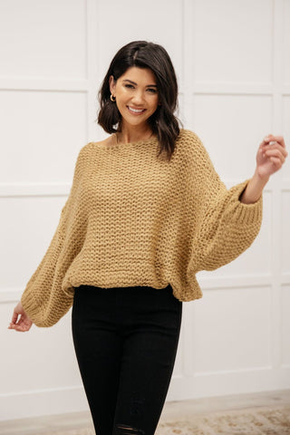 Natural Beauty Knit Sweater in Taupe-[option4]-[option5]-[option6]-[option7]-[option8]-Womens-Clothing-Shop