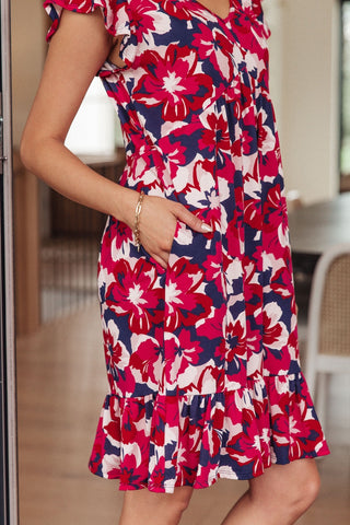 No Downside Floral Dress-[option4]-[option5]-[option6]-[option7]-[option8]-Womens-Clothing-Shop