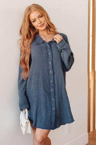 No Trepidation Mineral Wash Shirt Dress-[option4]-[option5]-[option6]-[option7]-[option8]-Womens-Clothing-Shop