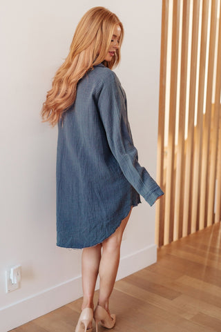 No Trepidation Mineral Wash Shirt Dress-[option4]-[option5]-[option6]-[option7]-[option8]-Womens-Clothing-Shop