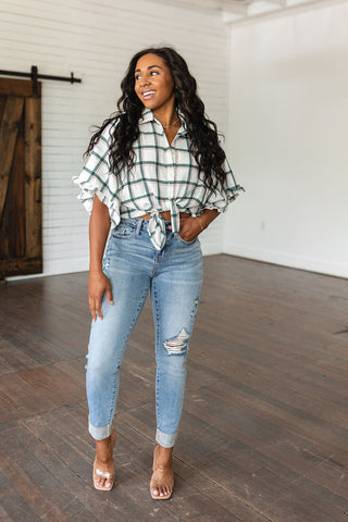 Perfect Picnic Plaid Top-[option4]-[option5]-[option6]-[option7]-[option8]-Womens-Clothing-Shop