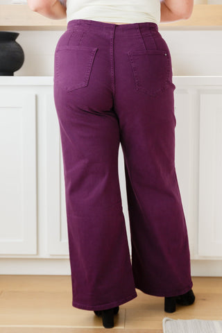 Petunia High Rise Wide Leg Jeans in Plum-[option4]-[option5]-[option6]-[option7]-[option8]-Womens-Clothing-Shop