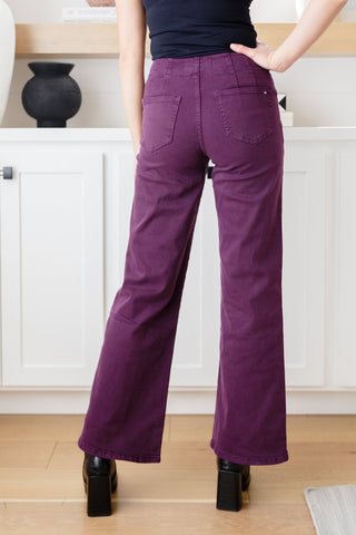 Petunia High Rise Wide Leg Jeans in Plum-[option4]-[option5]-[option6]-[option7]-[option8]-Womens-Clothing-Shop