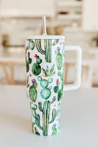 Plant Lover 40 Oz Cactus Tumbler-OS-[option4]-[option5]-[option6]-[option7]-[option8]-Womens-Clothing-Shop