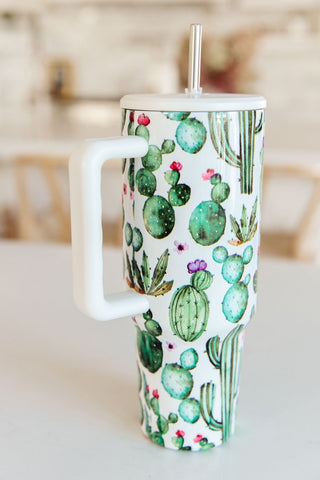 Plant Lover 40 Oz Cactus Tumbler-OS-[option4]-[option5]-[option6]-[option7]-[option8]-Womens-Clothing-Shop