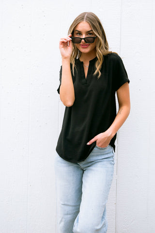 Pleasant Surprise Top In Black-[option4]-[option5]-[option6]-[option7]-[option8]-Womens-Clothing-Shop