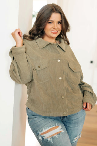 Primrose Corduroy Jacket in Olive-[option4]-[option5]-[option6]-[option7]-[option8]-Womens-Clothing-Shop