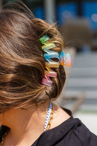 Rainbow Jelly Claw Clip Set of 4-OS-[option4]-[option5]-[option6]-[option7]-[option8]-Womens-Clothing-Shop