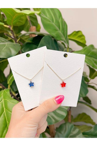 PREORDER: Star Pendant Necklaces in Two Colors-[option4]-[option5]-[option6]-[option7]-[option8]-Womens-Clothing-Shop