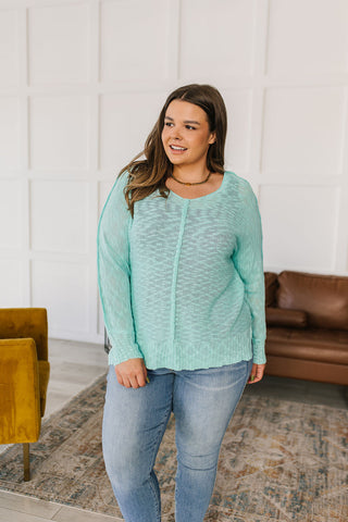 Relax With Me Knit Top in Aqua-[option4]-[option5]-[option6]-[option7]-[option8]-Womens-Clothing-Shop