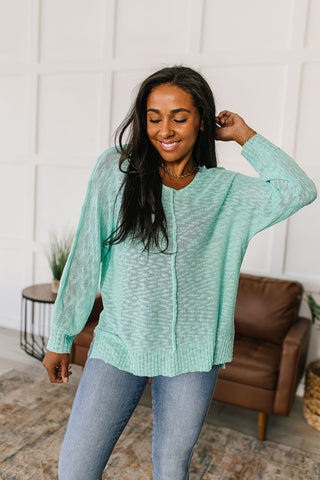 Relax With Me Knit Top in Aqua-[option4]-[option5]-[option6]-[option7]-[option8]-Womens-Clothing-Shop