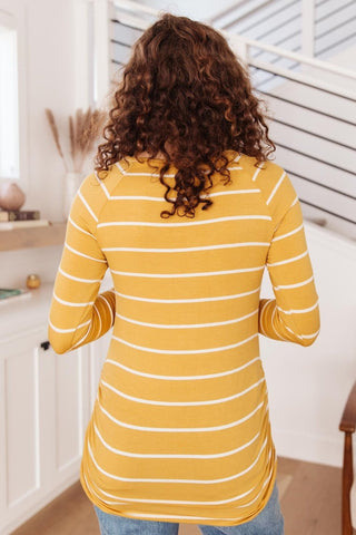 Sailing Stripes Top in Yellow-[option4]-[option5]-[option6]-[option7]-[option8]-Womens-Clothing-Shop