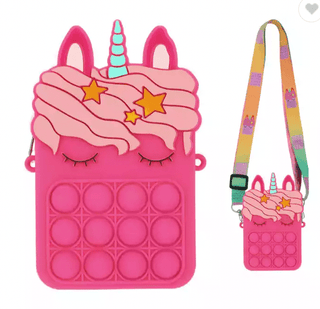 PREORDER: Unicorn Popper Purse in Assorted Colors-[option4]-[option5]-[option6]-[option7]-[option8]-Womens-Clothing-Shop