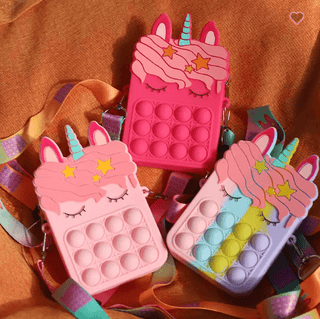 PREORDER: Unicorn Popper Purse in Assorted Colors-[option4]-[option5]-[option6]-[option7]-[option8]-Womens-Clothing-Shop