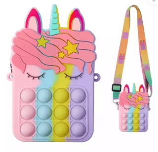 PREORDER: Unicorn Popper Purse in Assorted Colors-[option4]-[option5]-[option6]-[option7]-[option8]-Womens-Clothing-Shop