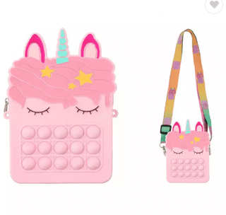 PREORDER: Unicorn Popper Purse in Assorted Colors-[option4]-[option5]-[option6]-[option7]-[option8]-Womens-Clothing-Shop