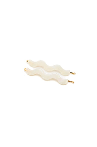 Sleek Waves Hair Clip in White Tortoise-OS-[option4]-[option5]-[option6]-[option7]-[option8]-Womens-Clothing-Shop