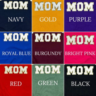 PREORDER: Baseball Mom Chenille Patch Sweatshirt-[option4]-[option5]-[option6]-[option7]-[option8]-Womens-Clothing-Shop