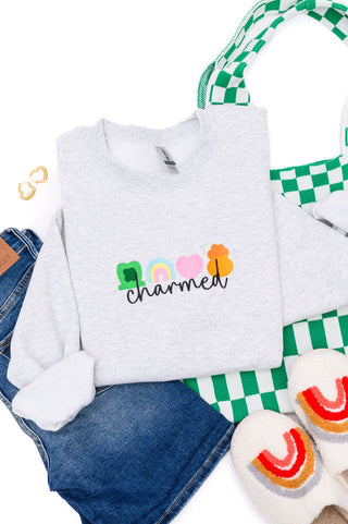 PREORDER: Charmed Embroidered Sweatshirt-[option4]-[option5]-[option6]-[option7]-[option8]-Womens-Clothing-Shop