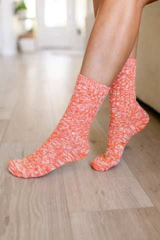 Sweet Socks Heathered Scrunch Socks-[option4]-[option5]-[option6]-[option7]-[option8]-Womens-Clothing-Shop