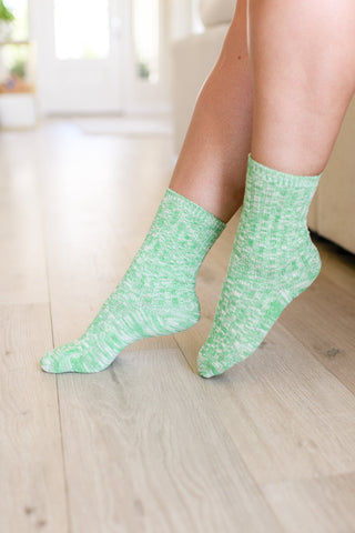 Sweet Socks Heathered Scrunch Socks-[option4]-[option5]-[option6]-[option7]-[option8]-Womens-Clothing-Shop