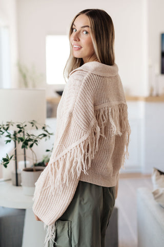 Sweet Surrender Fringe Sweater-[option4]-[option5]-[option6]-[option7]-[option8]-Womens-Clothing-Shop