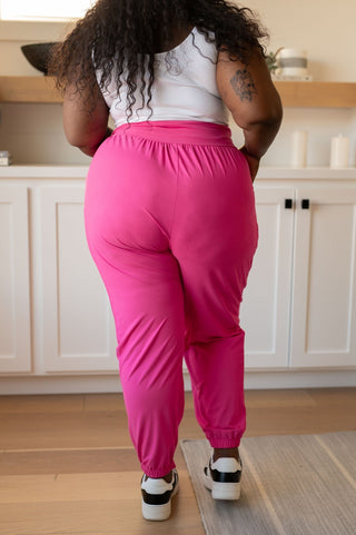 The Motive Slouch Jogger in Hot Pink-[option4]-[option5]-[option6]-[option7]-[option8]-Womens-Clothing-Shop