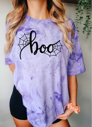 PREORDER: Boo Graphic Tee in Amethyst-[option4]-[option5]-[option6]-[option7]-[option8]-Womens-Clothing-Shop