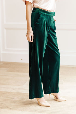 Velvet Elvis Wide Leg Velvet Pants-[option4]-[option5]-[option6]-[option7]-[option8]-Womens-Clothing-Shop