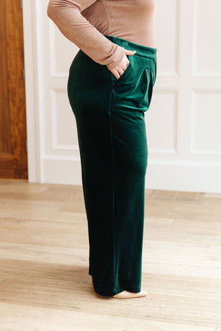 Velvet Elvis Wide Leg Velvet Pants-[option4]-[option5]-[option6]-[option7]-[option8]-Womens-Clothing-Shop